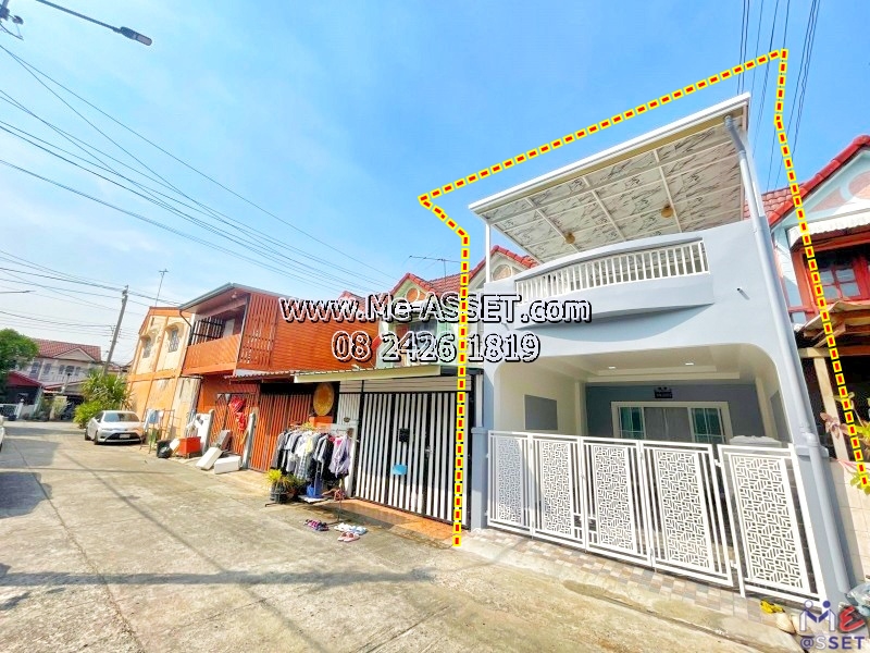 ขายทาวน์เฮ้าส์รีโนเวทใหม่ ฟรีของแถมหลายรายการ ย่าน หทัยราษฎร์33 วัชรพล มีนบุรี คู้บอน คลองสามวา สุวินทวงศ์ : มบ.ร่มทิพย์ : 2 ชั้น 16 ตร.วา