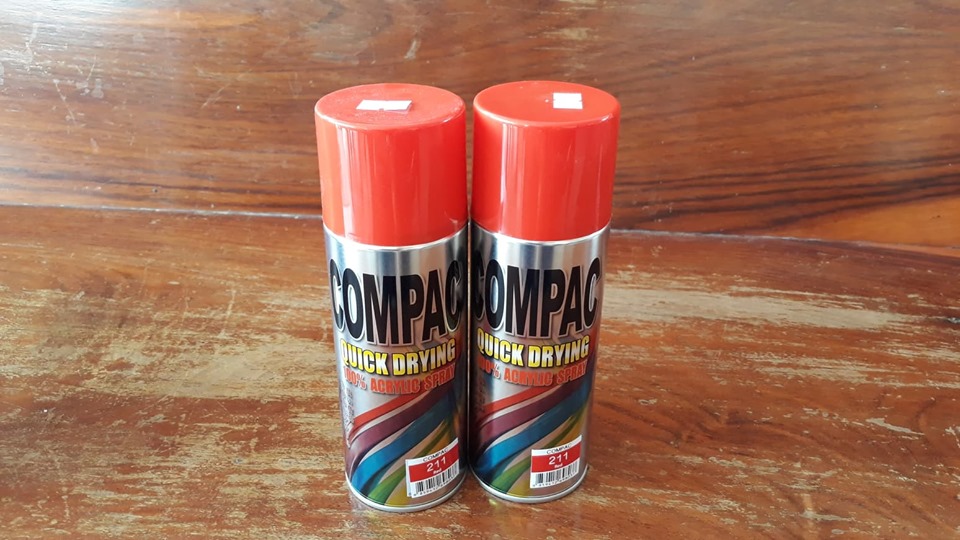 สเเปร์อะครีลิคสีแดง