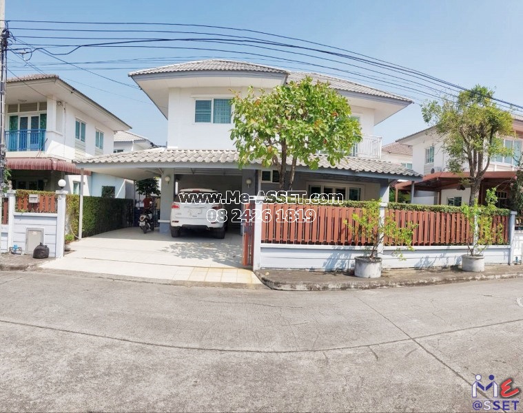 ขายบ้านเดี่ยว ย่าน บ้านกล้วย ไทรน้อย ลาดปลาดุก พิมลราช บางบัวทอง : คุณาภัทร 5 : 2 ชั้น 52.6 ตารางวา
