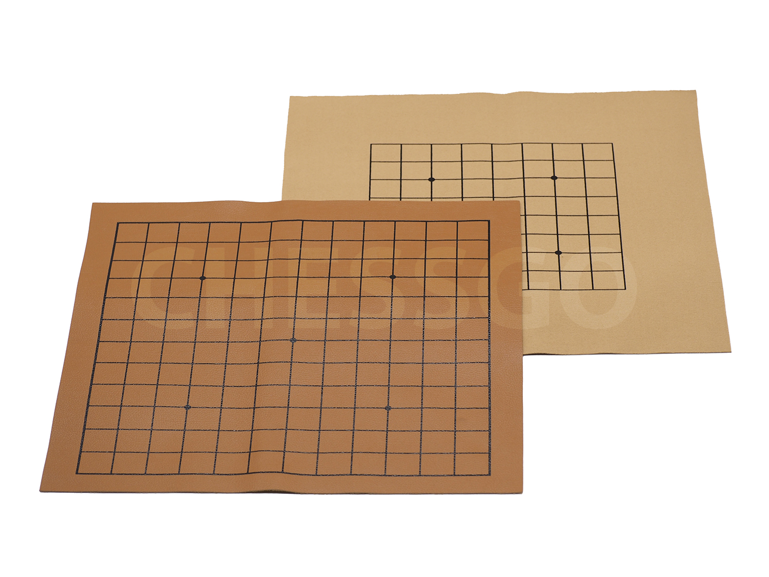 ชุดหมากล้อมพกพา (กระดานหนัง9/13เส้น+เม็ดเมลามีน80/80เม็ด+ถุงผ้าดิบ2ใบ)