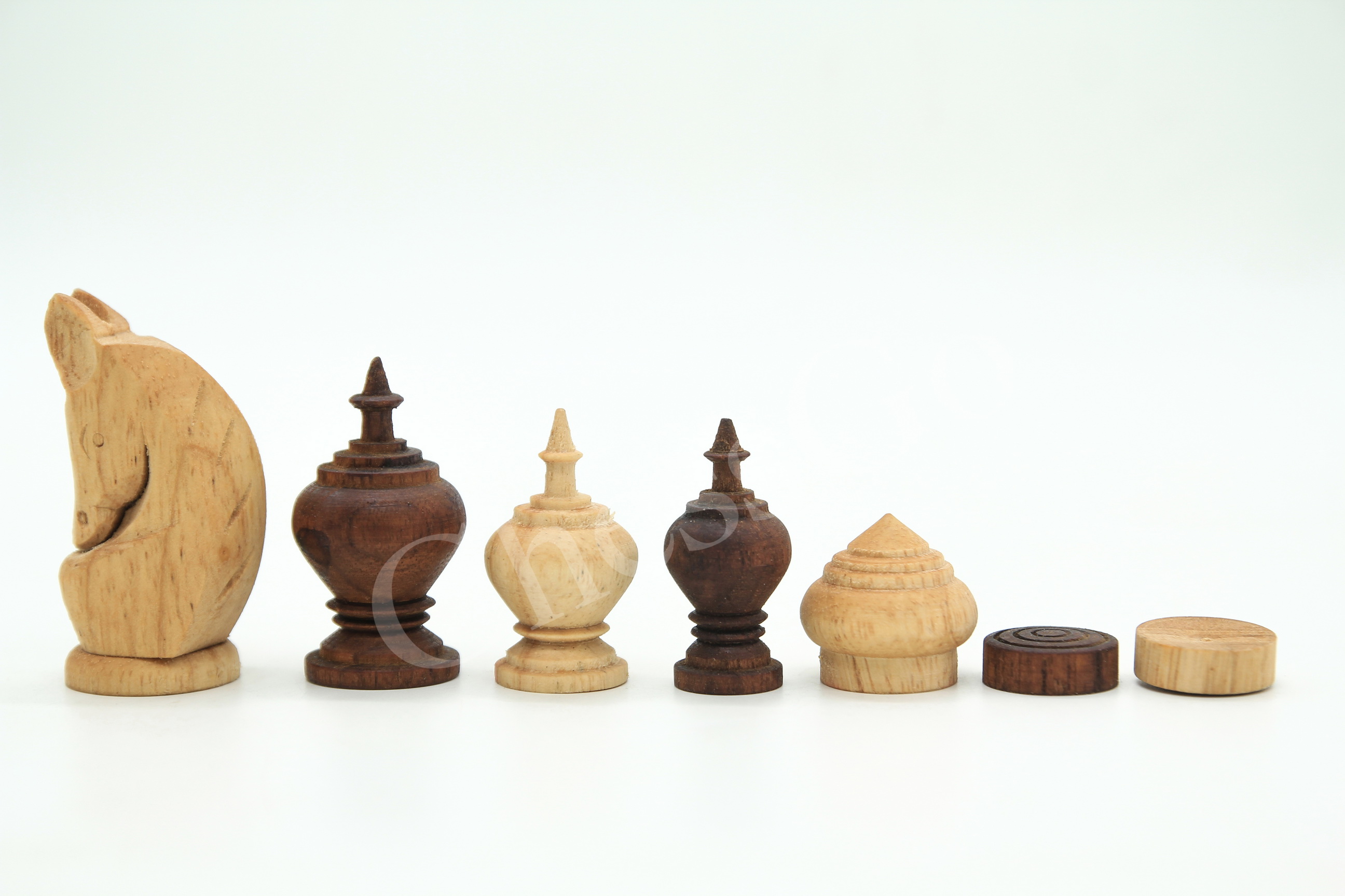 ชุดหมากรุกไทย(กระดานไม้อัด+ตัวไม้รุ่นปกติ)