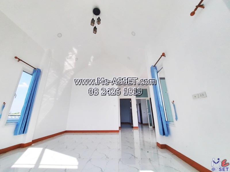 ขายบ้านเดี่ยวสไตล์นอร์ดิก ย่าน เลียบคลองชลประทาน ทุ่งบัว กำแพงแสน นครปฐม : ใกล้มหาวิทยาลัยเกษตรศาสตร์ กำแพงแสน : 1 ชั้น 54.4 ตร.วา