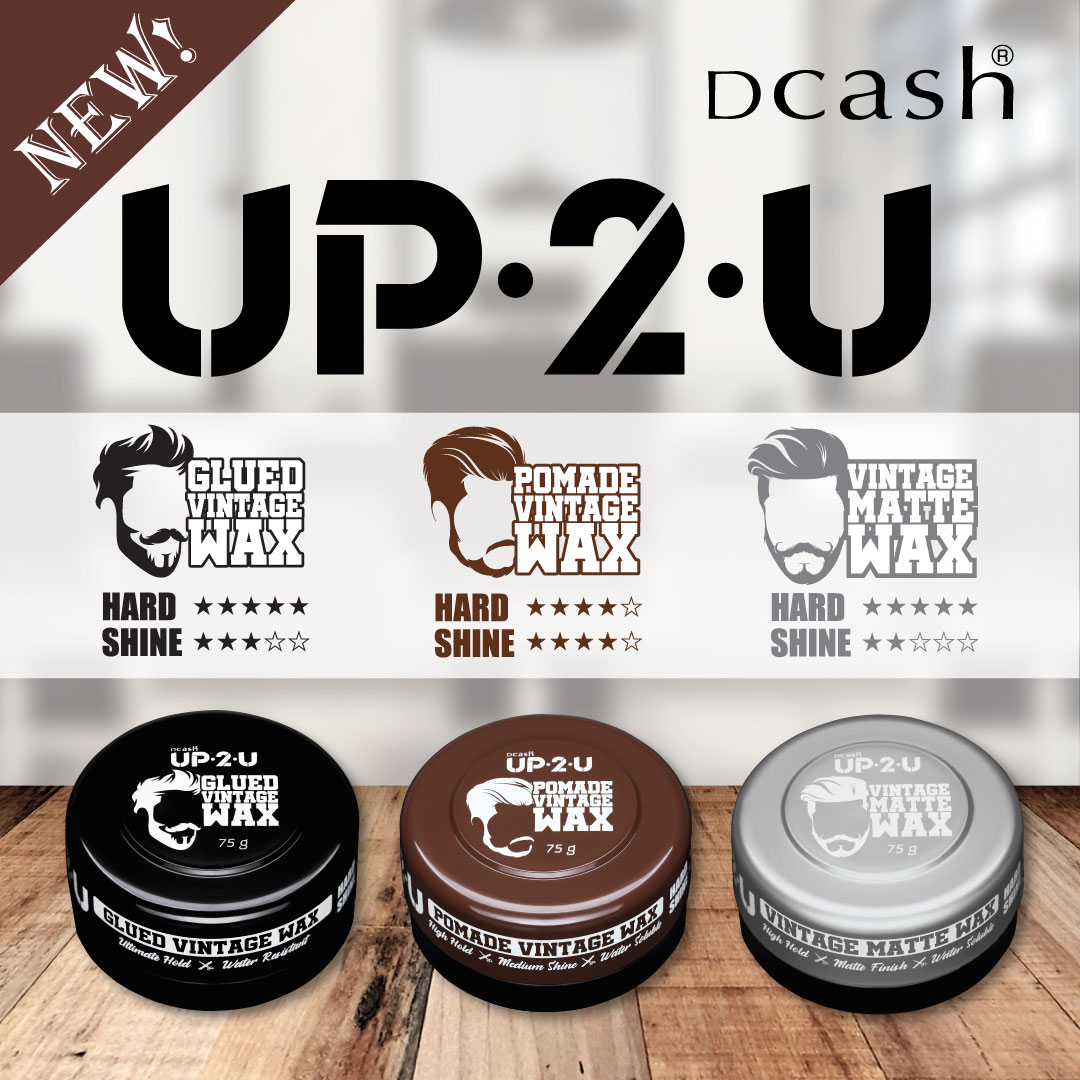 แท้พร้อมส่ง○ DCASH UP2U Vintage Wax 75g แว๊กซ์ จัดแต่งทรงผม ดีแคช อัพทูยู วิทเทจ