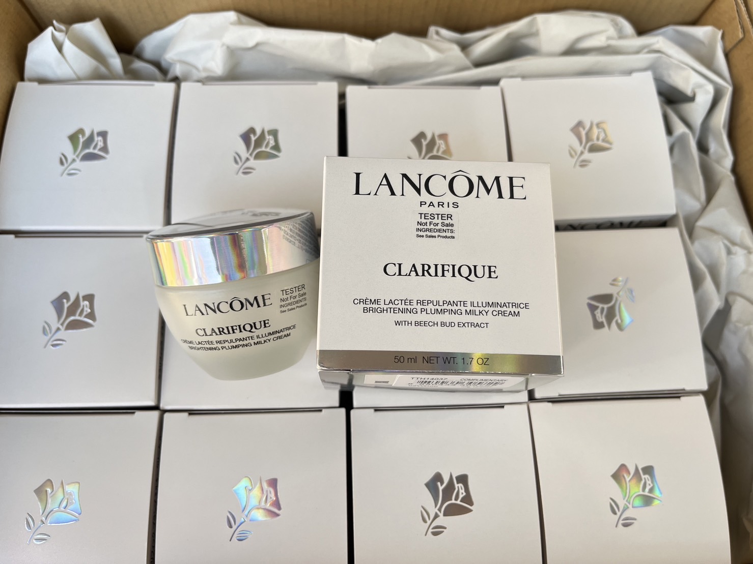 กล่องเทสเตอร์ - Lancome Clarifique Brightening Plumping Milky Cream 50ml.