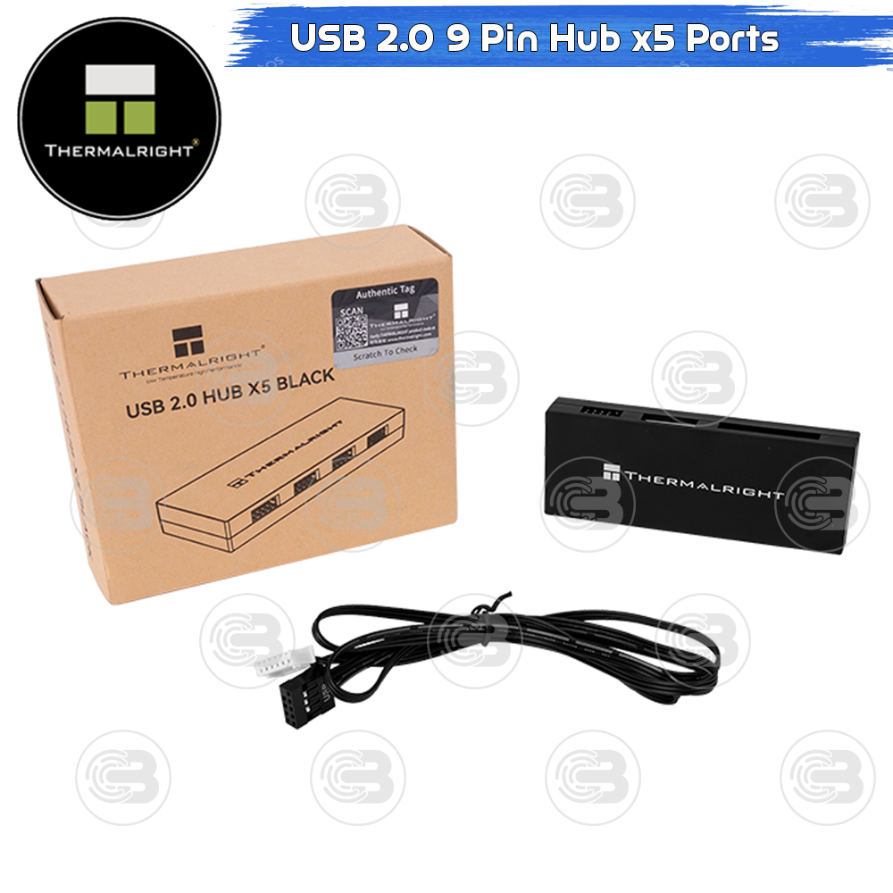 [CoolBlasterThai] Thermalright USB 2.0 (9-PIN) HUB 5 Ports ประกัน 1 ปี