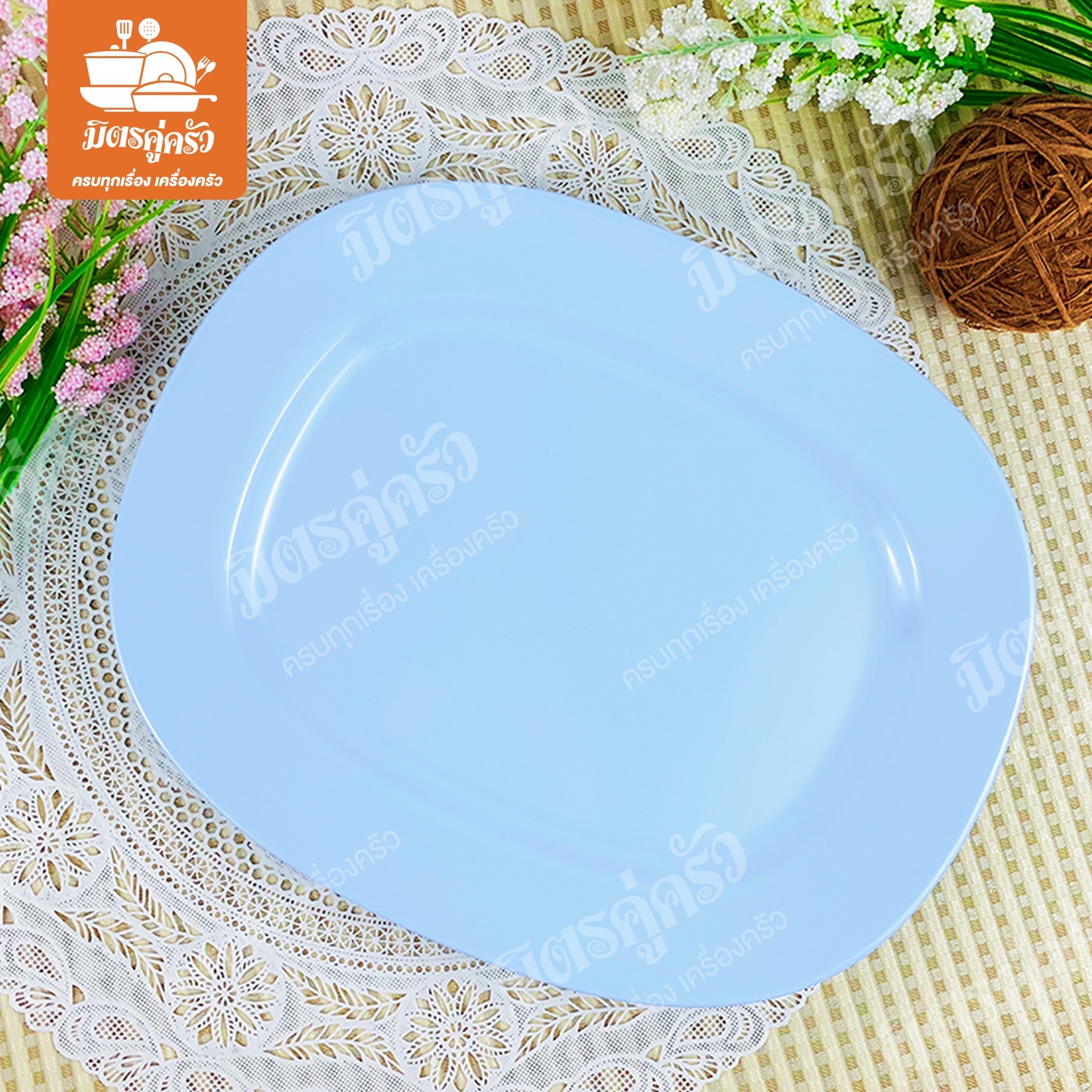 จานเปลเหลี่ยม Unica P922-12 (ขนาด 12 นิ้ว)