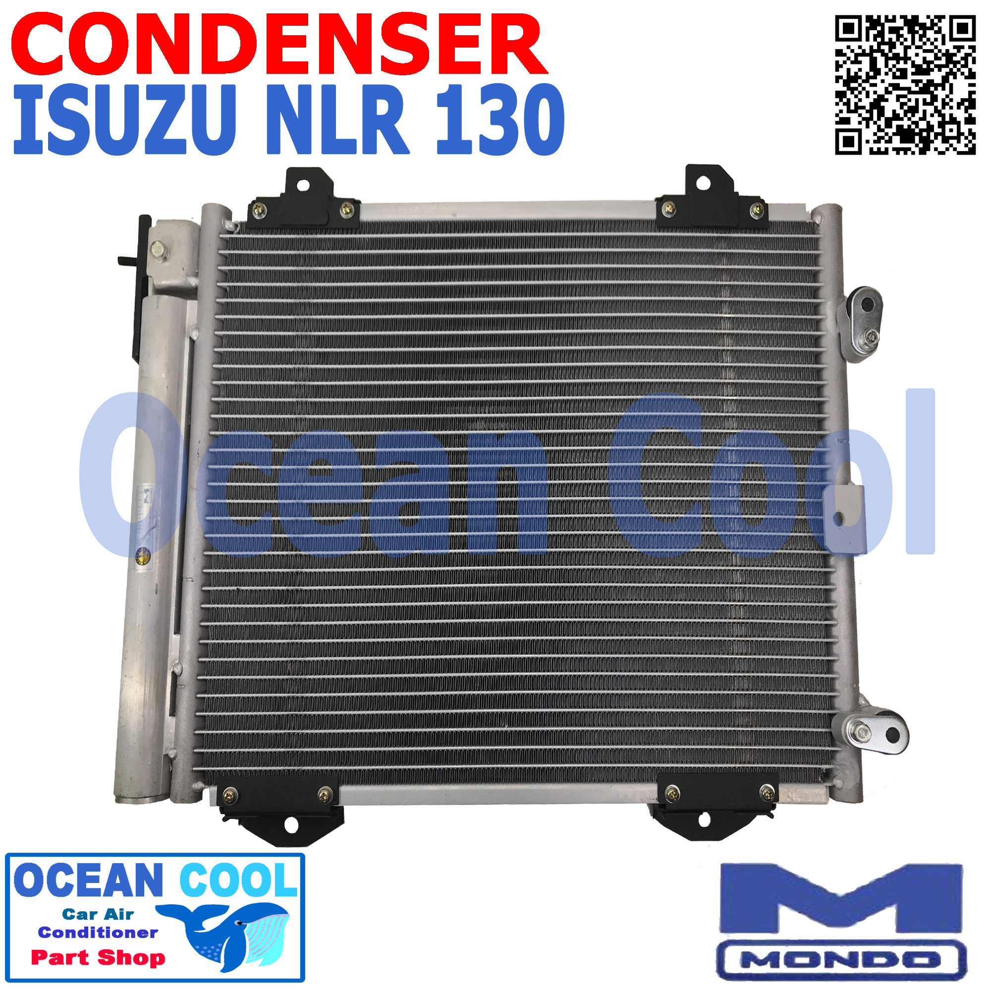 แผงแอร์ ISUZU NLR 130 อีซูซุ เอ็นแอลอาร์ 130 แรง 4ล้อ เล็ก รถบรรทุก CD0064 CONDENSER รังผึ้งแอร์ แผงรังผึ้ง แผงคอยล์ร้อน คอนเดนเซอร์ อะไหล่ แอร์ รถยนต์