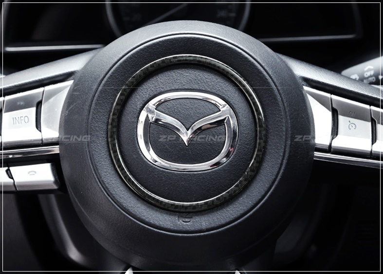 กรอบโลโก้พวงมาลัย CX-3