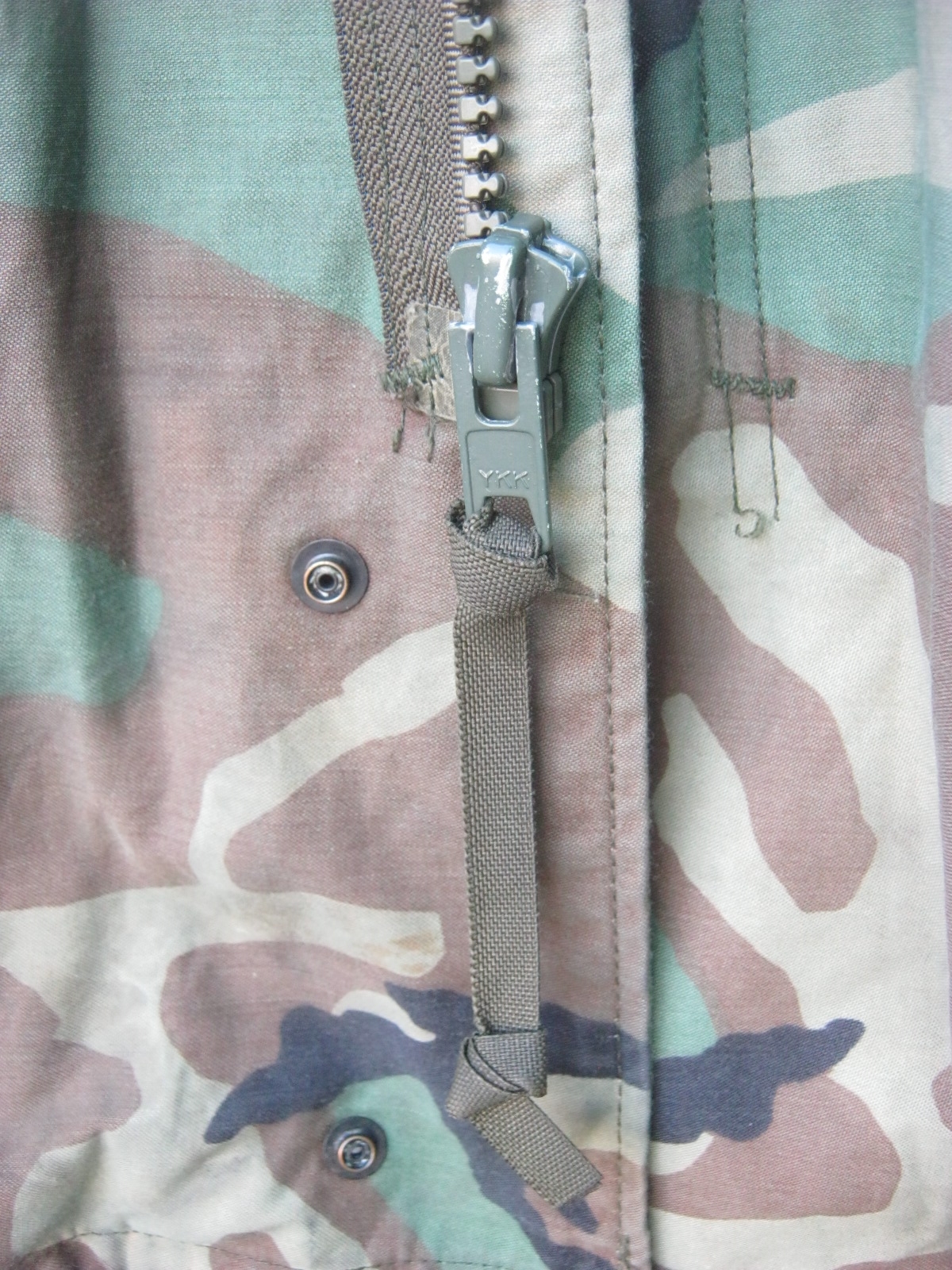 เสื้อM65 ลายพรางwoodland Large short