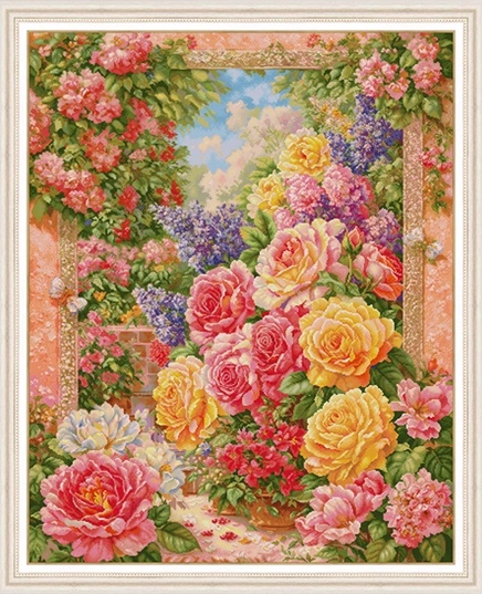 Colorful flower (พิมพ์ลาย)