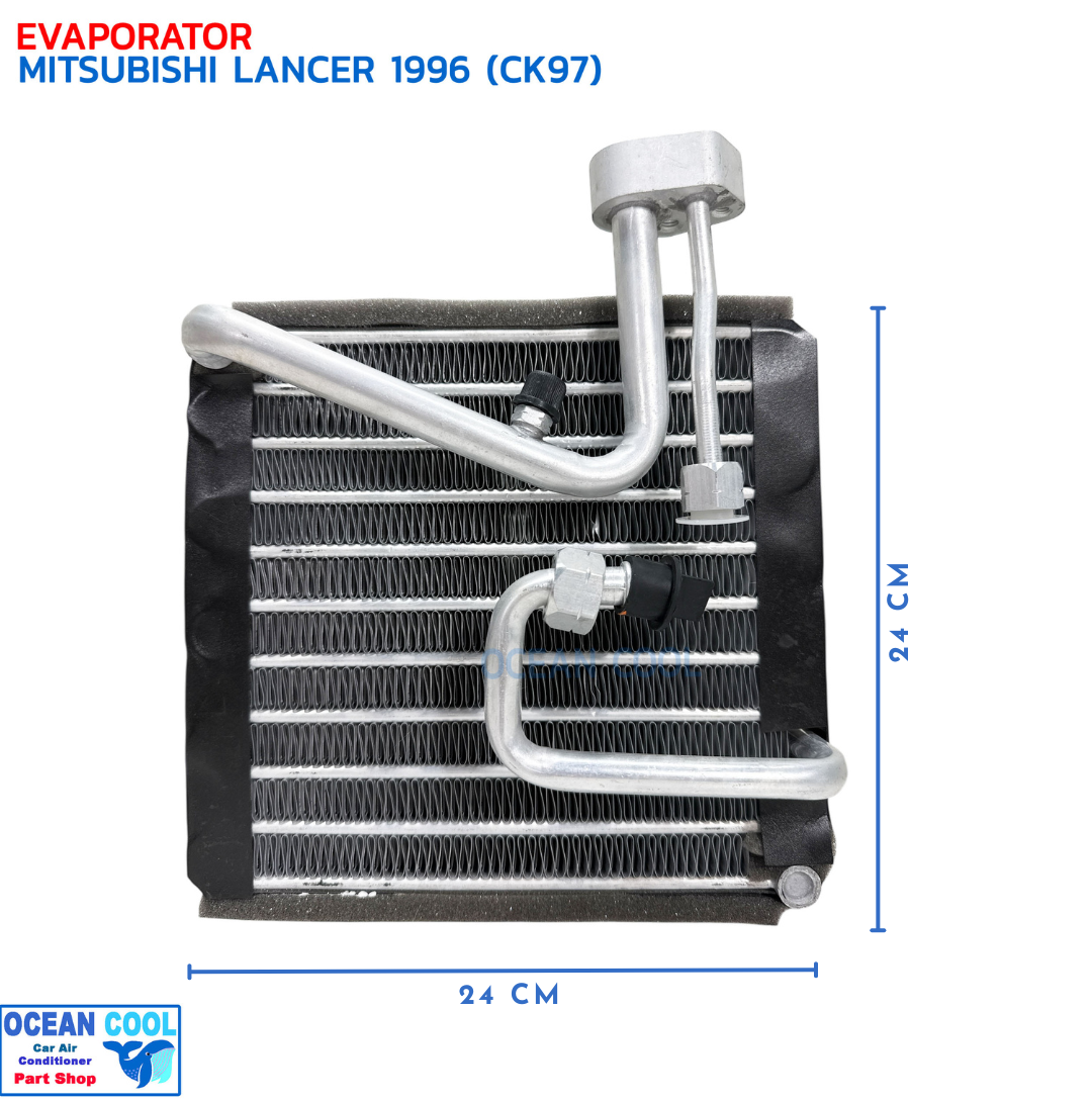 คอยล์เย็น มิตซูบิชิ แลนเซอร์ ท้ายเบนซ์ ปี 1996 EVA0260 EVAPORATOR MITSUBISHI LANCER '96-'20 CK97 คอยเย็น คอล์ยเย็น