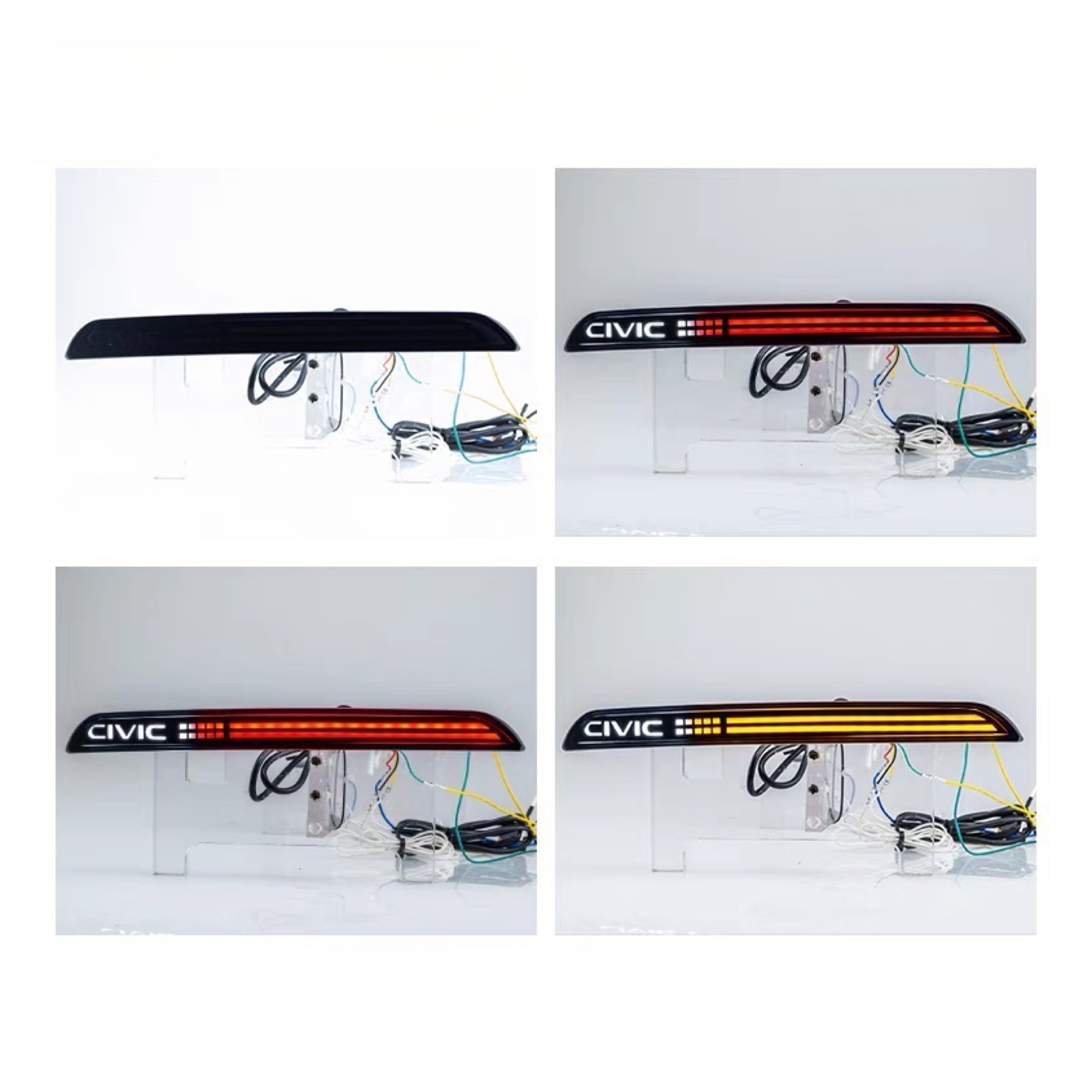 ไฟทับทิมกันชนท้าย Honda Civic FE รุ่น V.1