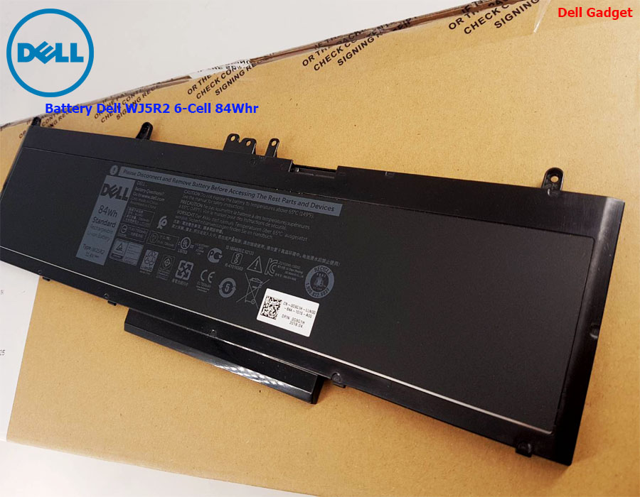 Battery Dell Precision 15 รุ่น 3510, 6-Cell, 84Wh, แบตเตอรี่ Dell WJ5R2 ของแท้รับประกันศูนย์ Dell Thailand On-site Service