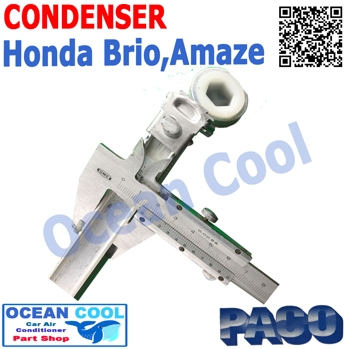 แผงแอร์ ฮอนด้า บริโอ้ , อเมซ CD0046 CONDENSER Honda Brio , Amaze คอยล์ร้อน รังผึ้งแอร์ บริโอ แผงรังผึ้ง แผงคอยล์ร้อน