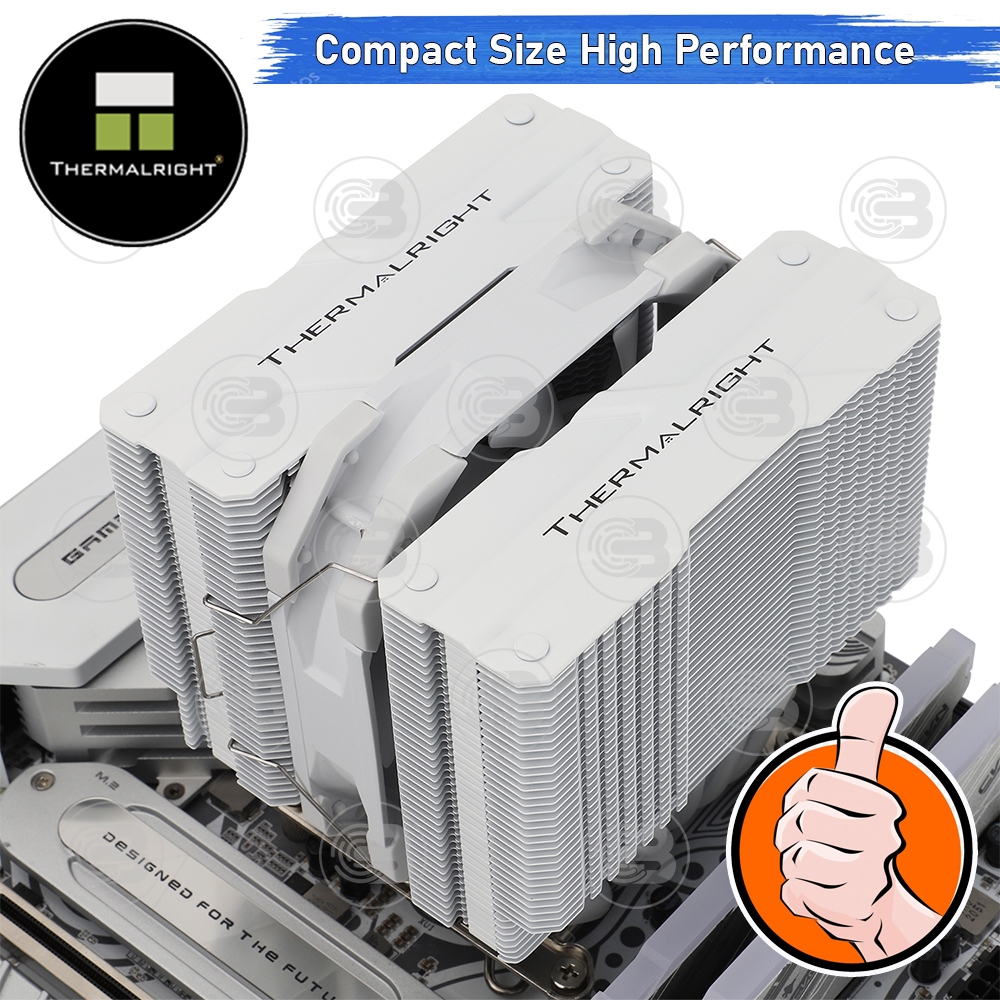 [CoolBlasterThai] Thermalright Peerless Assassin 120 MINI WHITE CPU Heat Sink (AM5/LGA1851 Ready) ประกัน 3 ปี