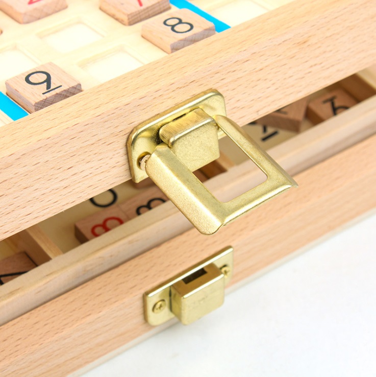 ซูโดกุไม้ 3in1 (กล่องฝาล็อค) Wooden Sudoku