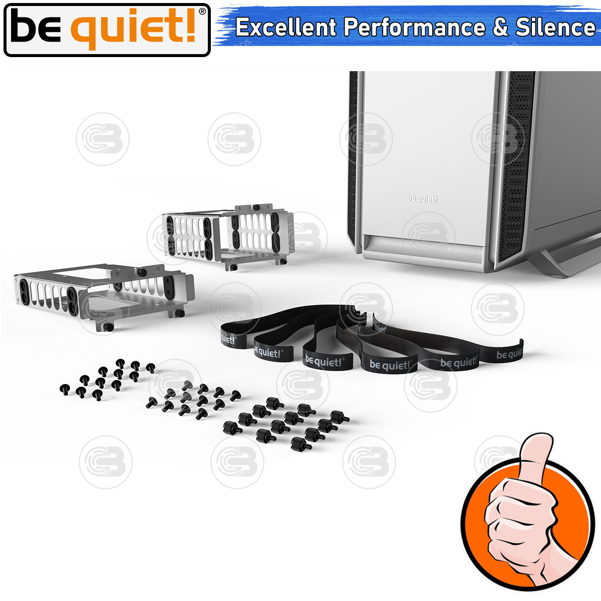 [CoolBlasterThai] Be Quiet SILENT BASE 802 Window White PC Case (BGW40) ประกัน 3 ปี