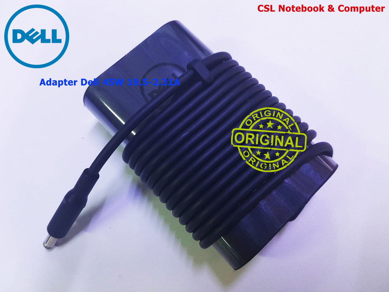 Adapter Dell Vostro 3558 3578 5468 5568 5459 45W แท้ สายชาร์จ Dell 3558 3578 5468 5568 5459, 45W ของแท้ประกันศูนย์ Dell Thailand ราคา พิเศษ