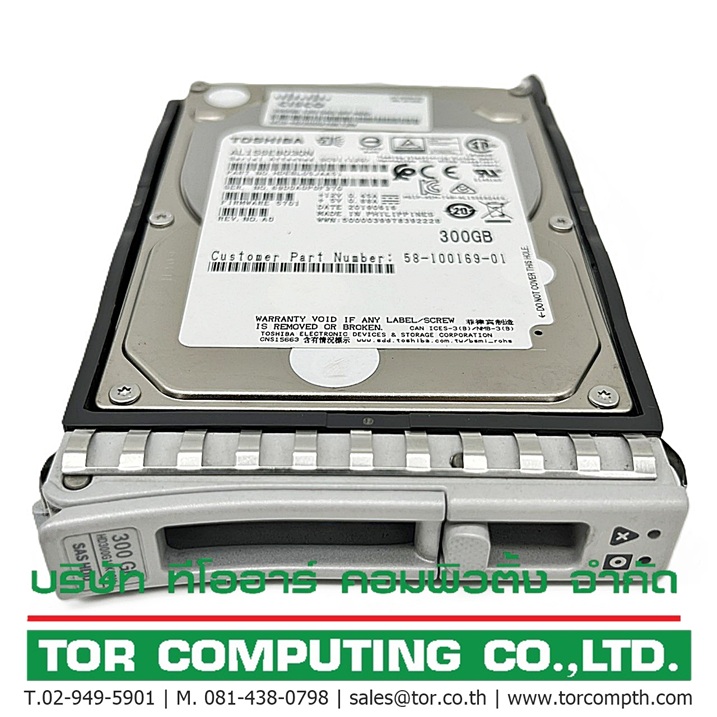 Cisco HD300G10K12N [TorCompTH Thailand ขายจำหน่าย ราคา] Cisco 300GB 10K 12G SAS SFF HDD with Tray for UCS C240 M5