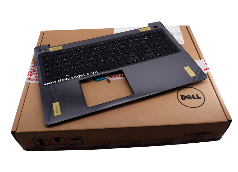 Palmrest Keyboard Dell G3 3579 แท้ ไทย อังกฤษ มีไฟ บอดี้บน Dell 3579 คีย์บอร์ดโน๊ตบุ๊ค Dell 3579 แท้ ประกันศูนย์ Dell Thailand