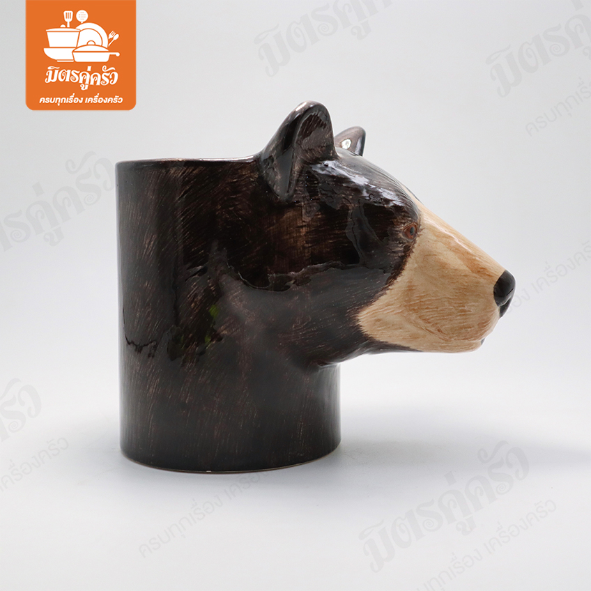 ที่ใส่ปากกา เก็บช้อน หมีกริซลี่