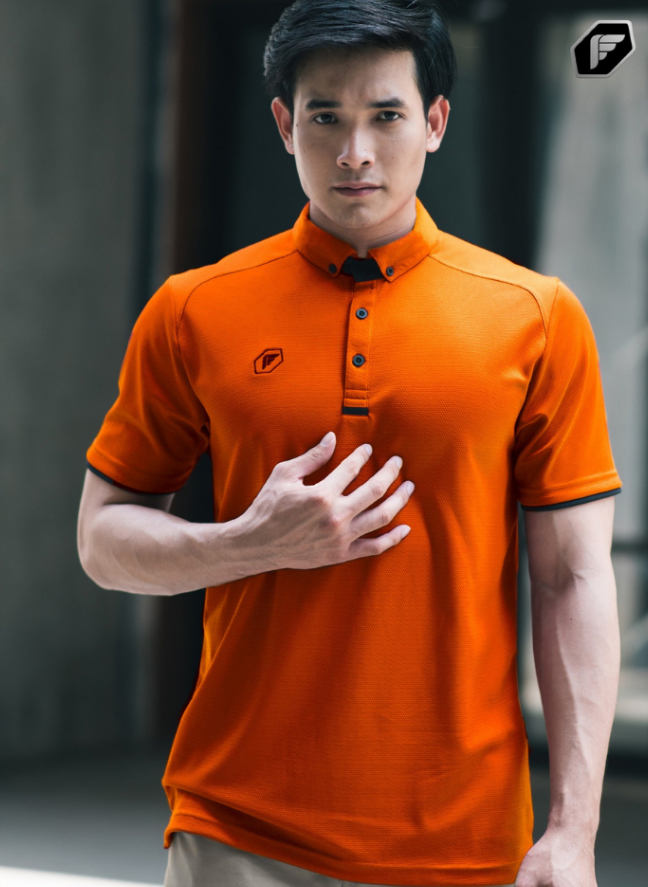 POLO SPORT Pegan 16-21053 เสื้อโปโลสปอร์ต เสื้อทีม เสื้อคอปก ยูนิฟอร์ม สีส้ม