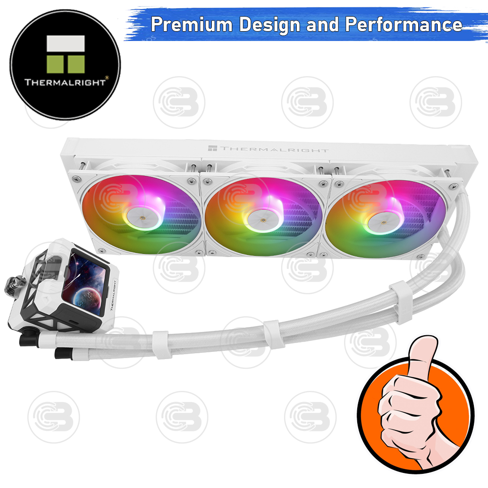 [CoolBlasterThai] Thermalright FROZEN WARFRAME 360 WHITE ARGB AIO Liquid CPU Cooler (AM5/LGA1851 Ready) ประกัน 5 ปี
