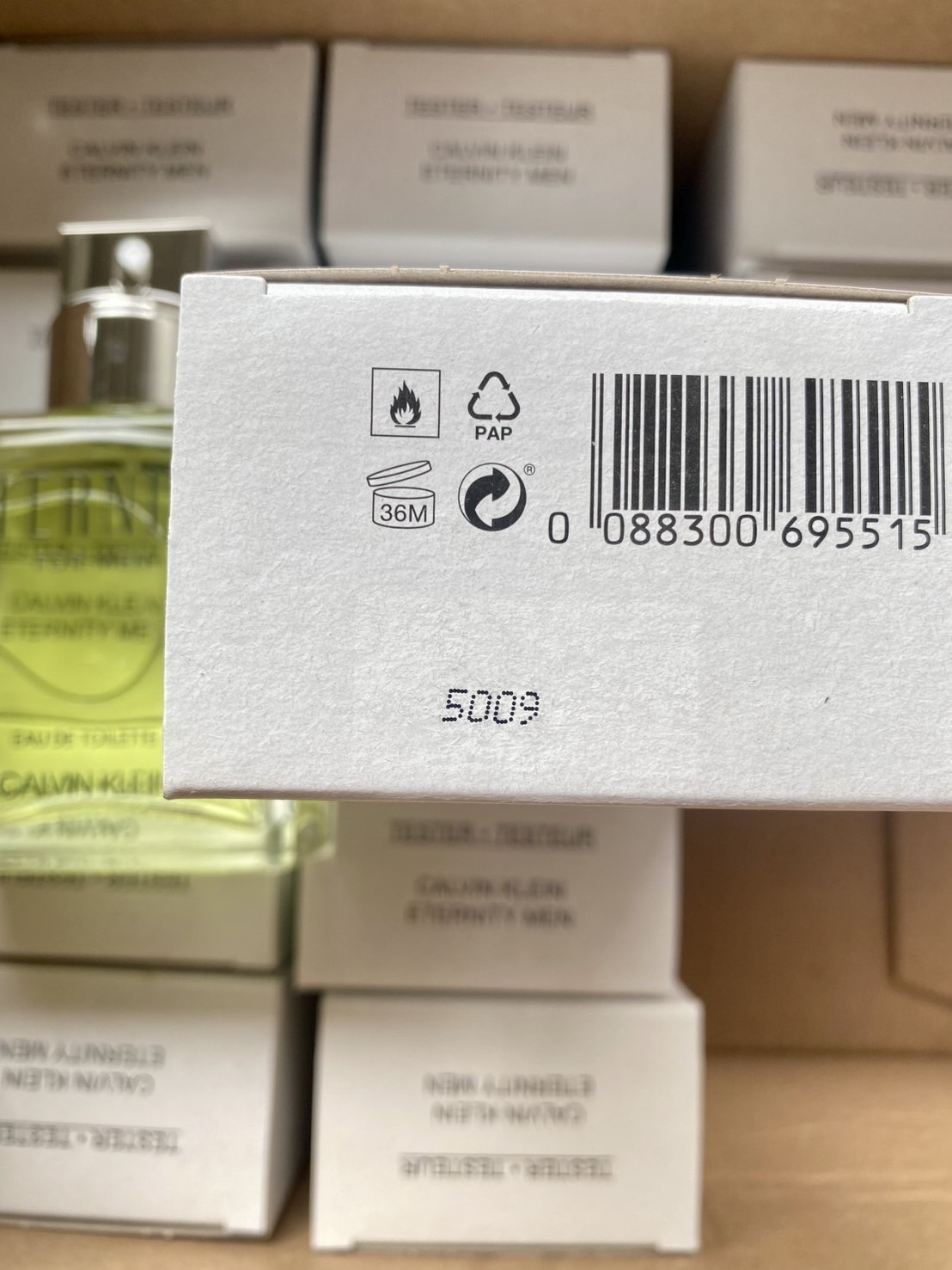 Calvin Klein Eternity For Men Eau De Toilette 100ml. [กล่อง/Tester] ของแท้