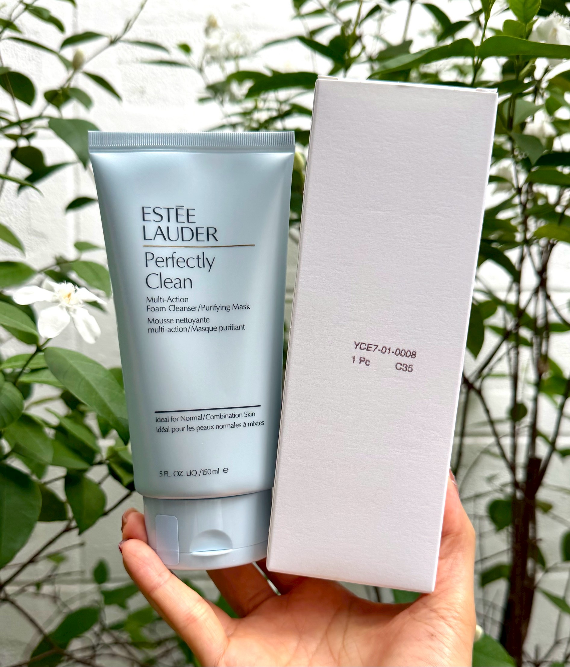 ESTÉE LAUDER Perfectly Clean Multi-Action Foam Cleanser / Purifying Mask 150ml (กล่องเทสเตอร์) โฟม