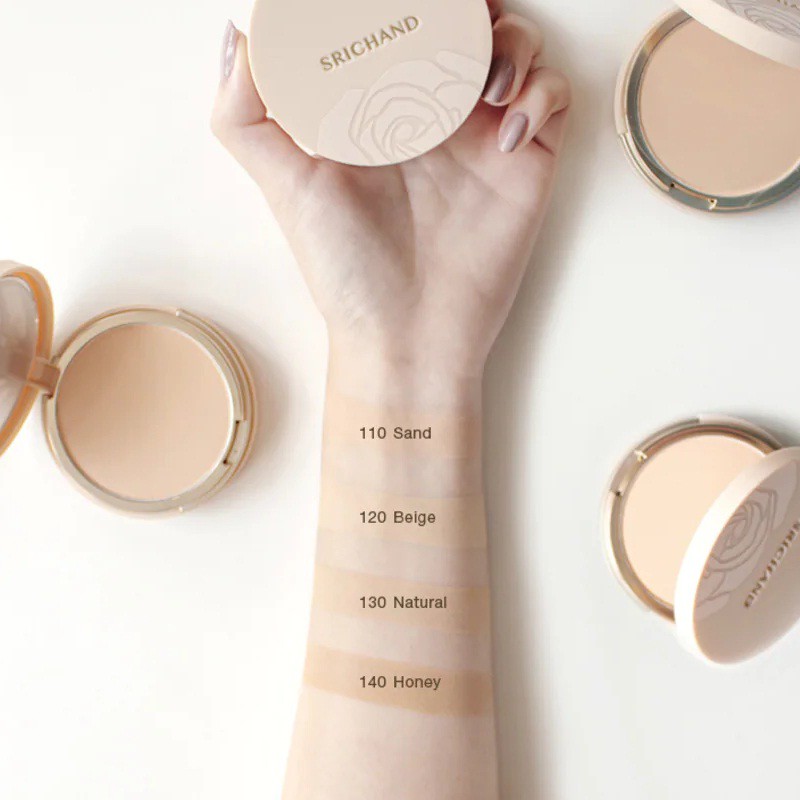 แท้พร้อมส่ง‣ SRICHAND Skin essential compact powder SPF15 PA+++ แป้งผสมรองพื้น ศรีจันทร์ สกิน เอสเซ็นเชียล คอมเเพ็ค พาวเดอร์ เอสพีเอฟ 15 พีเอ+++