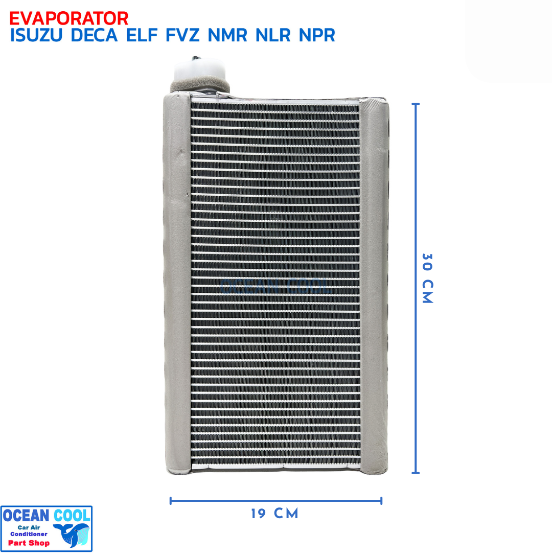 คอยล์เย็น อีซูซุ เดก้า , เอลฟ์ , ฮีโน่ เมก้า 500 , ELF EVA0232 EVAPORATOR ISUZU DECA FVZ , NMR , NLR , NPR , Hino Mega 500 รถใหญ่ ตู้แอร์ คอยเย็น