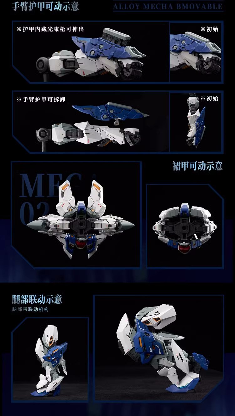 Pre-Order 1/72 Alloy Mecha Wolf Warrior [Animester]