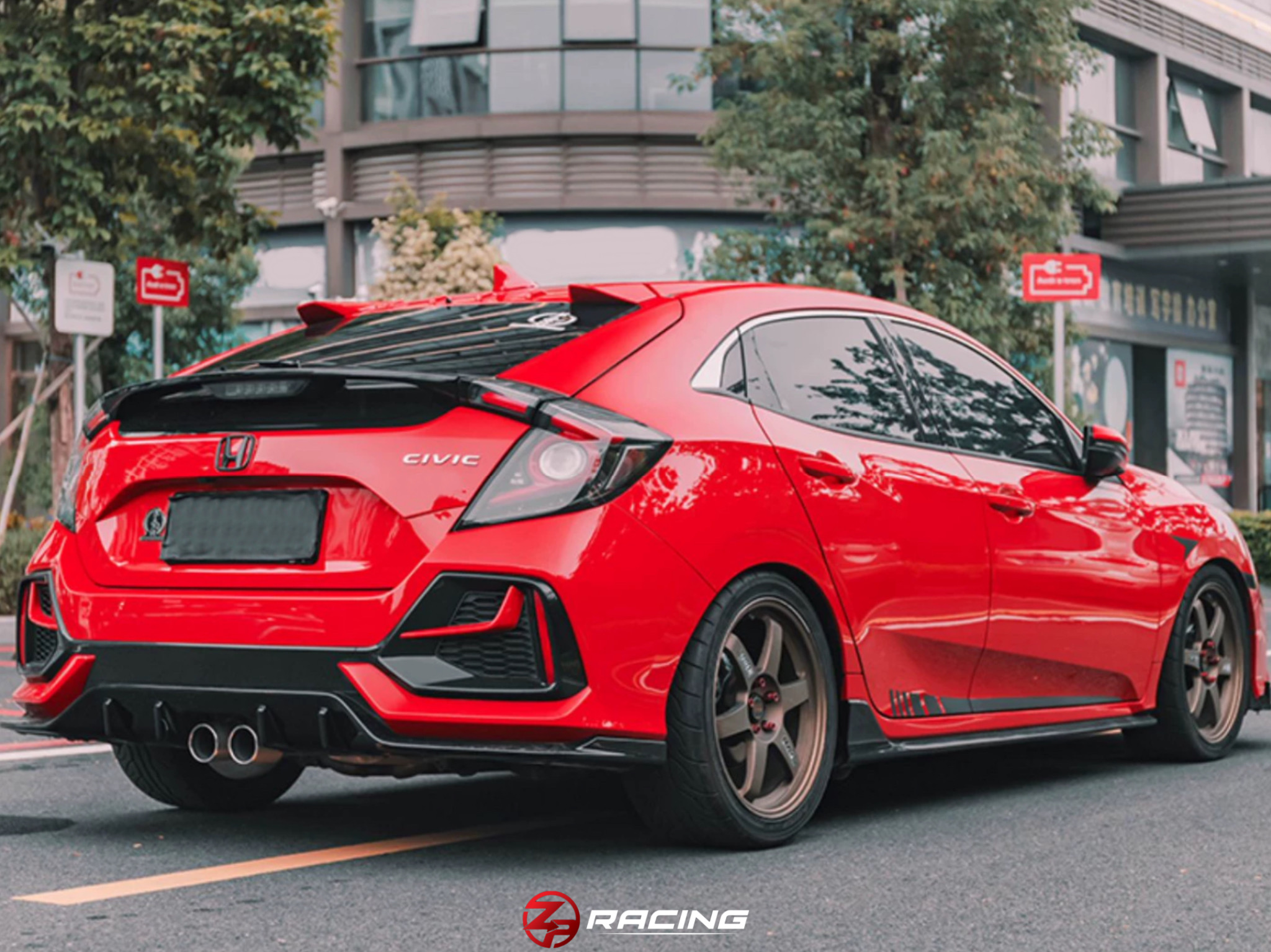 แก๊ปหลัง Type R CIVIC FK (Hatchback)