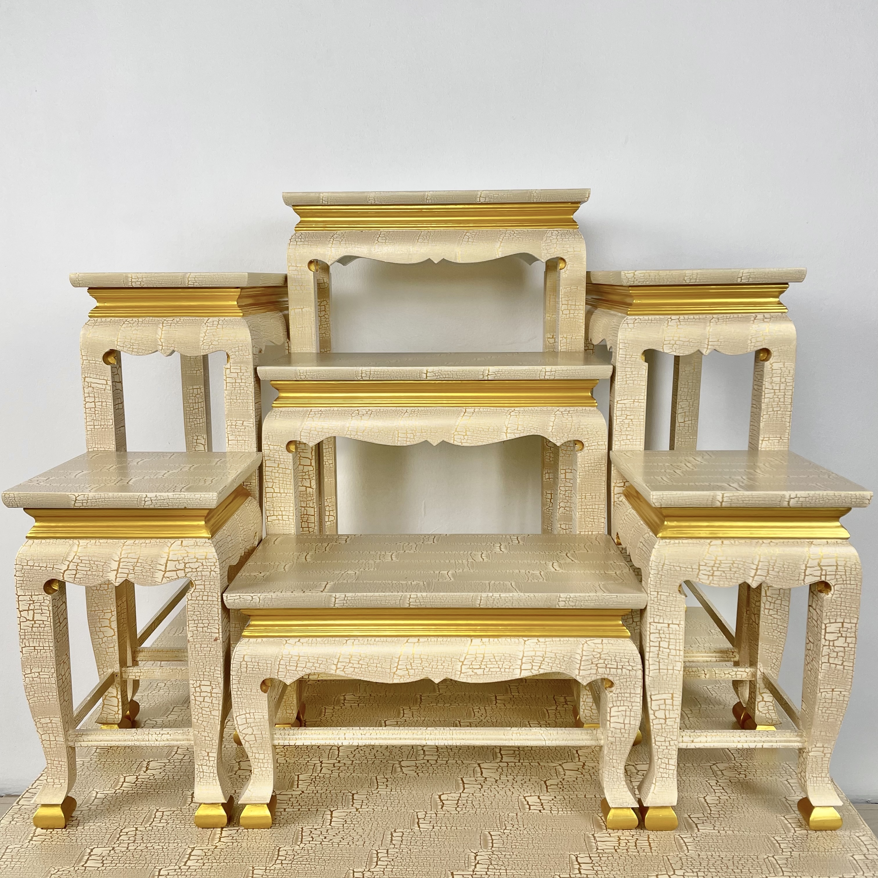 โต๊ะหมู่ 7 หน้า 8 ลายน้ำทอง