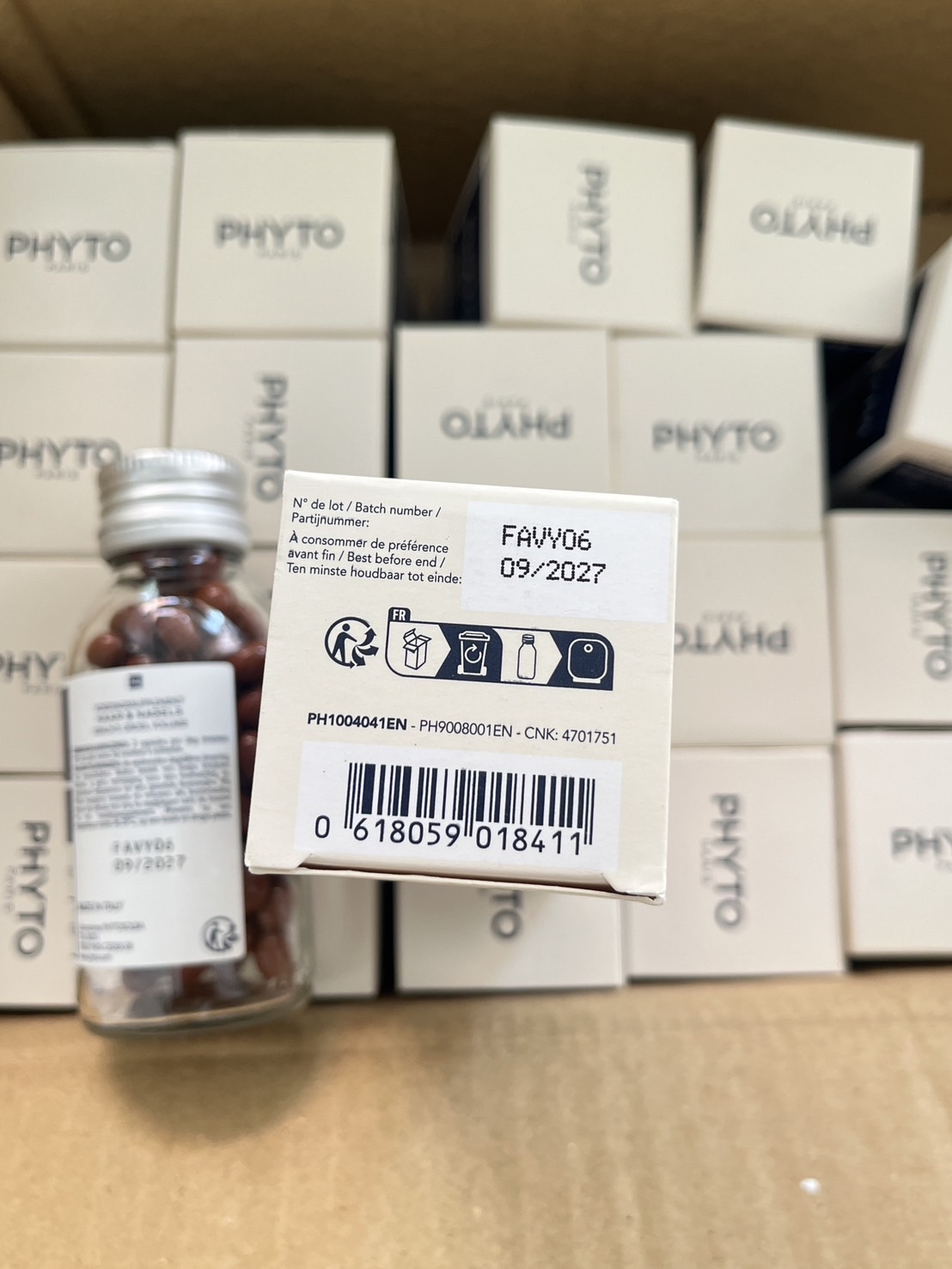 Phyto Paris Phytophanere 120 Capsules อาหารเสริมบำรุงผม แพ็คเก็จใหม่ 2025