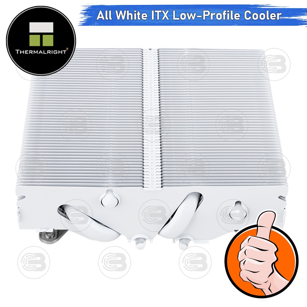 [CoolBlasterThai] Thermalright AXP90 X47 White Low-Profile CPU Cooler with 4 Heatpipes (AM5/LGA1851 Ready) ประกัน 6 ปี
