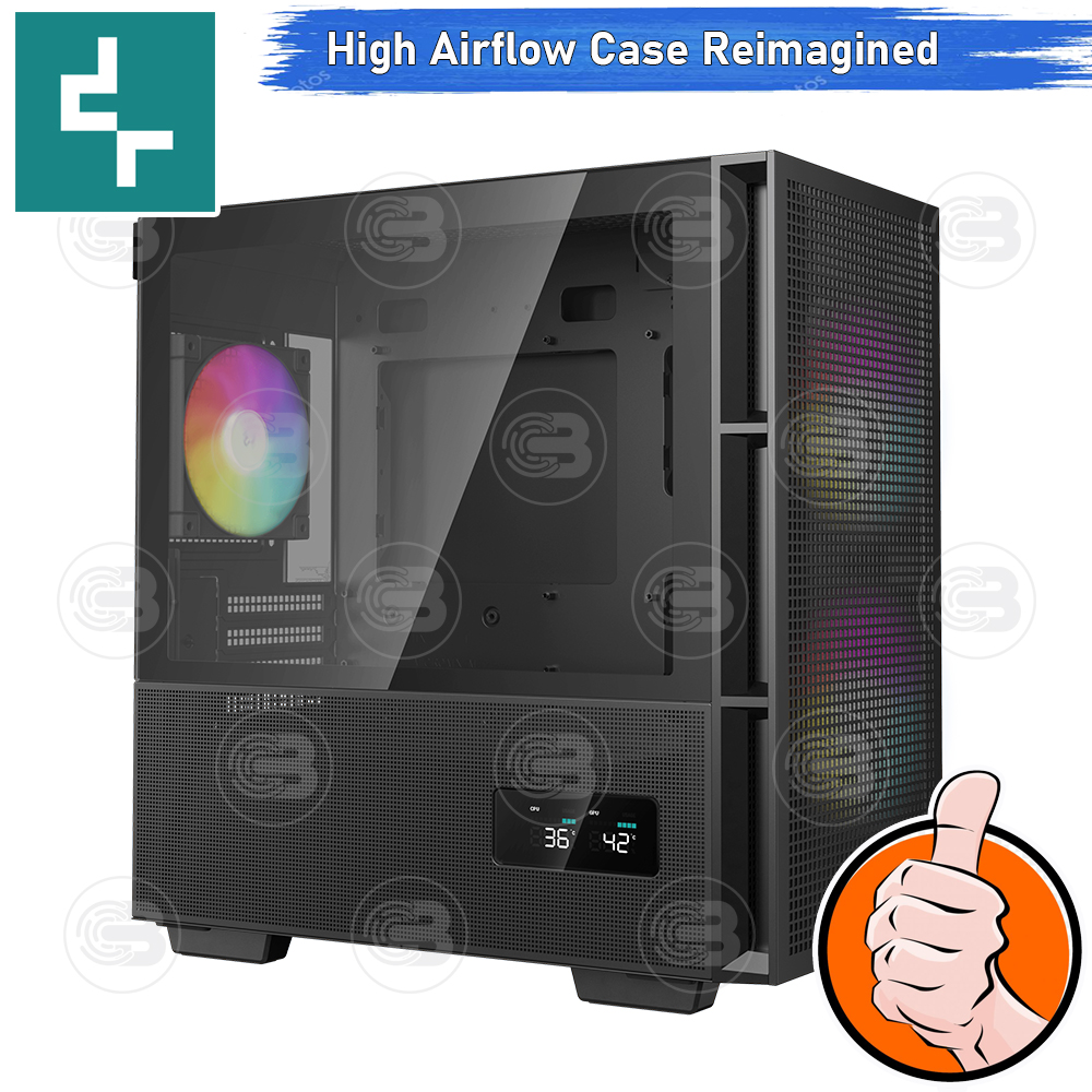 [CoolBlasterThai] DEEPCOOL CH360 Digital Micro-ATX High-Airflow PC Case ประกัน 1 ปี