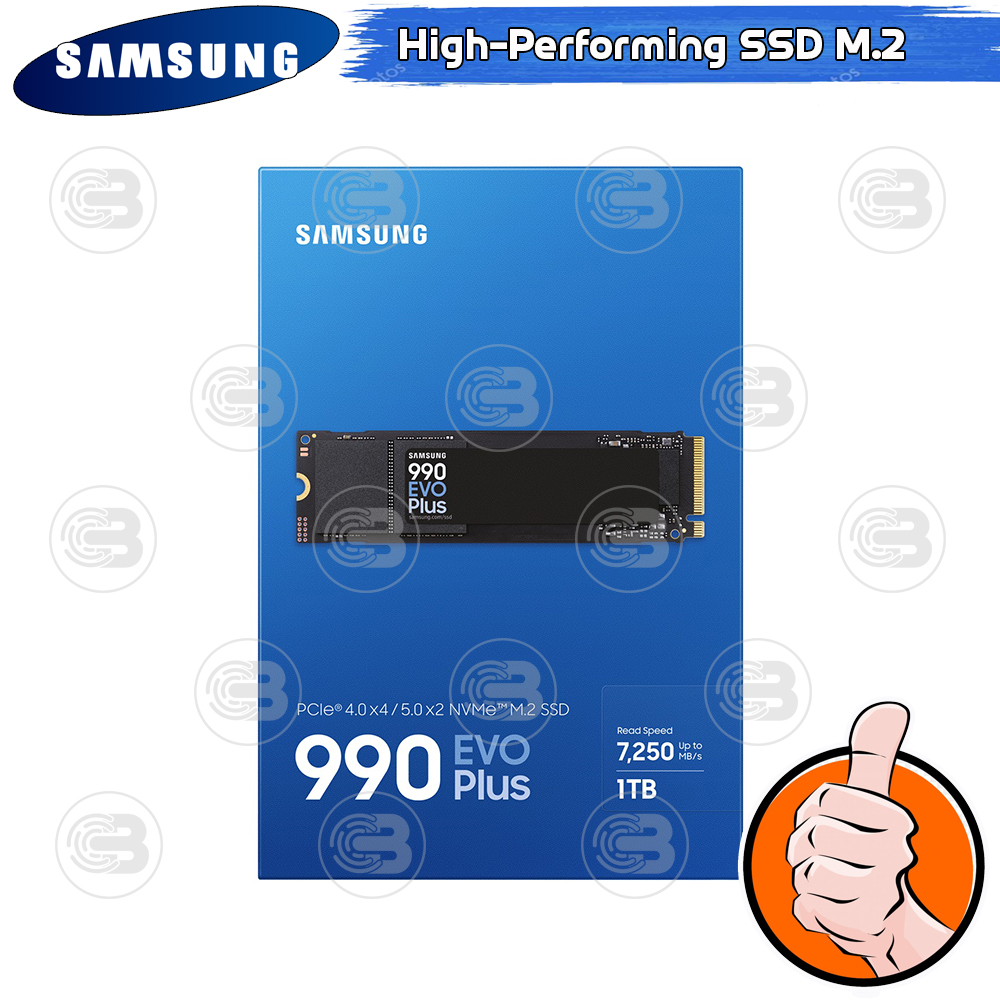 [CoolBlasterThai] SAMSUNG 990 EVO Plus NVMe M.2 SSD PCIe Gen 4.0 1TB ประกัน 5 ปี (MZ-V9S1T0BW)