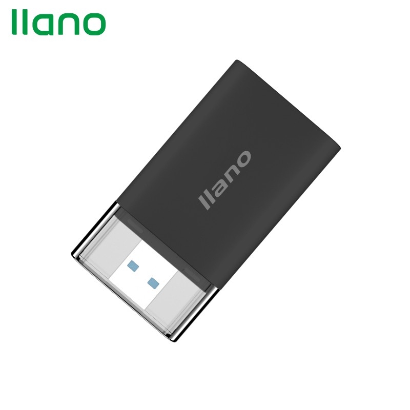 อะแดปเตอร์การ์ดรีดเดอร์ USB 3.0 5 Gbps 512 GB Micro SD & TF สีดำ