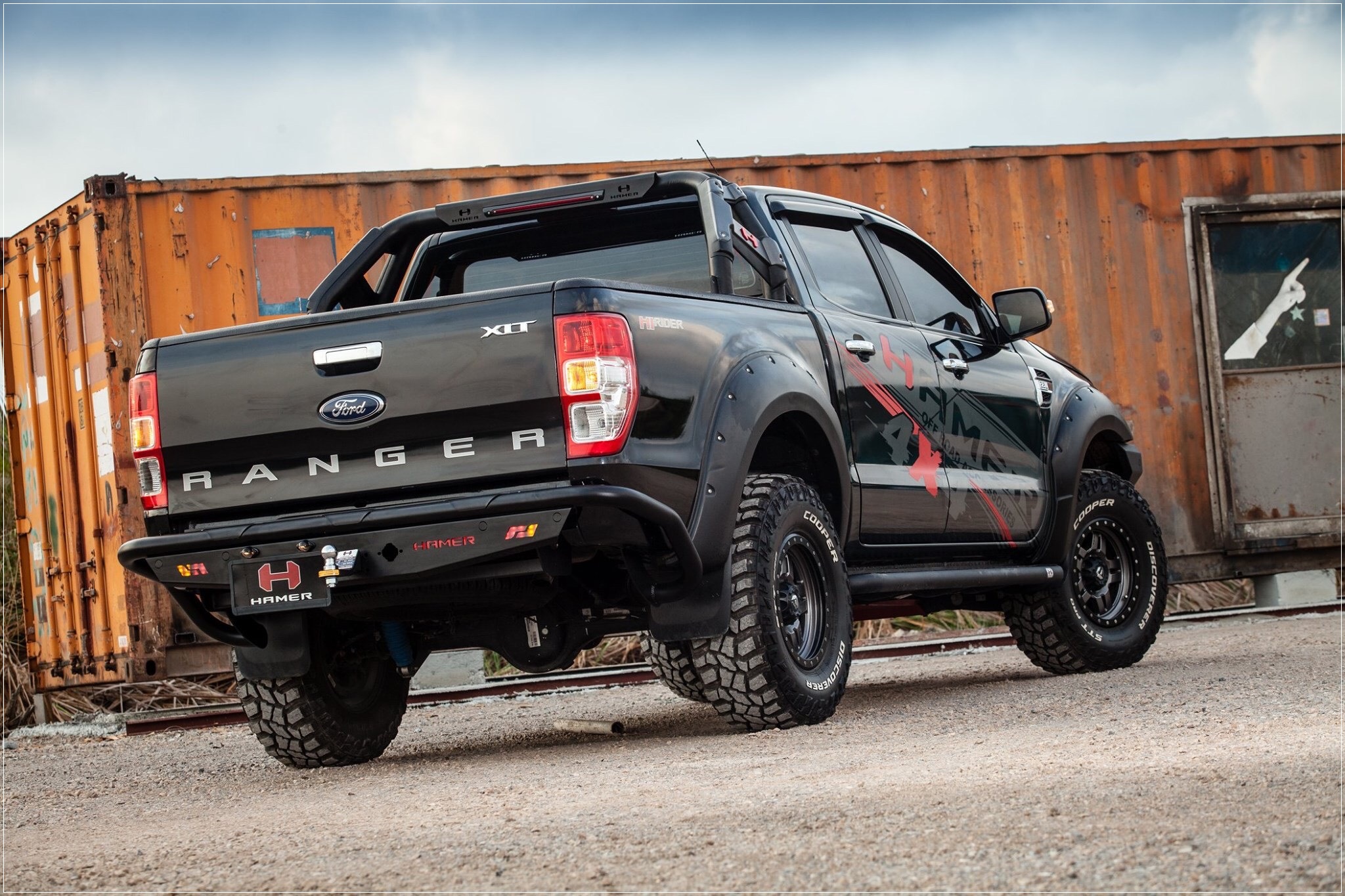 กันชนท้ายฟอร์ดเรนเจอร์ FORD RANGER HAMER รุ่น RS Series