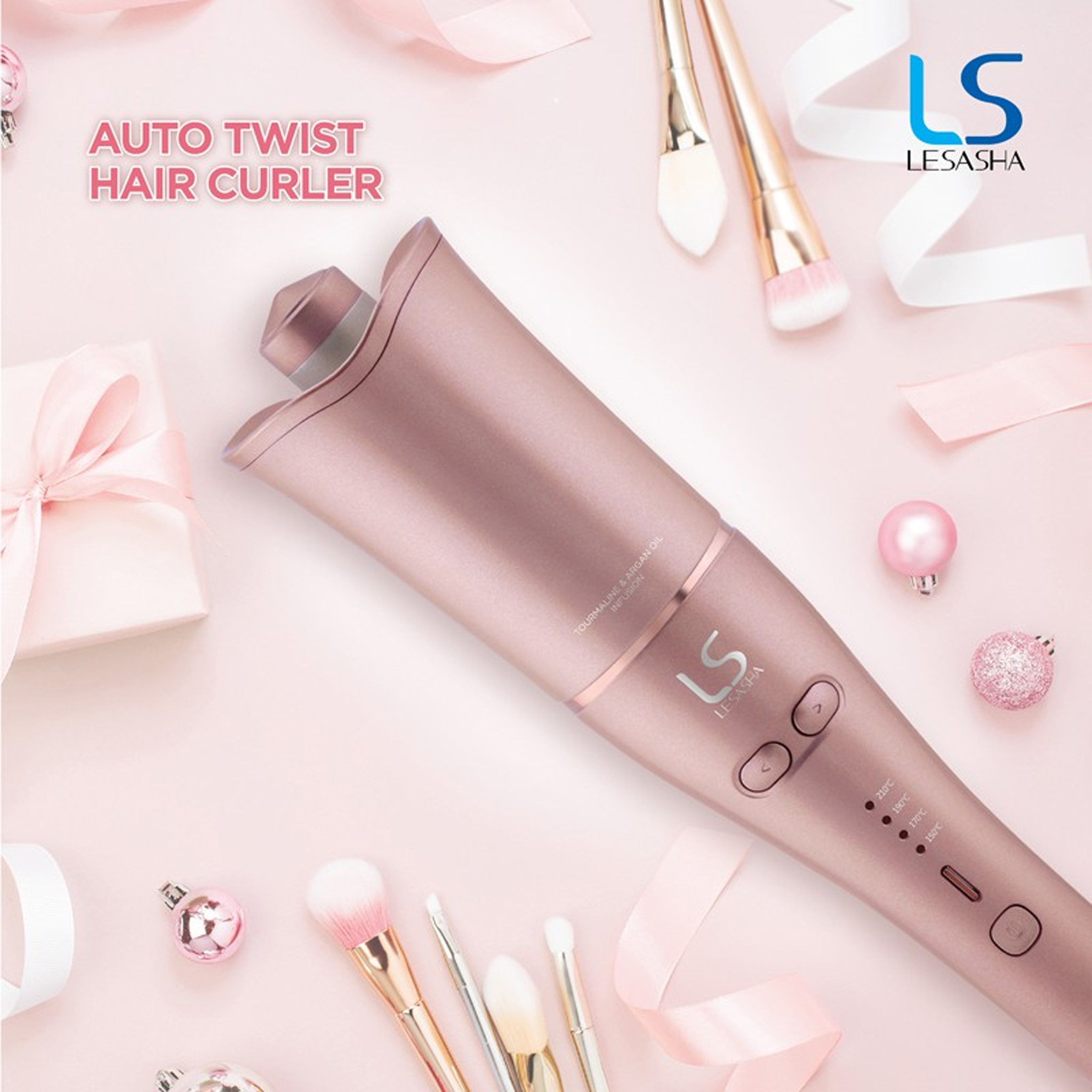 แท้พร้อมส่ง‣ Lesasha Auto Twist Hair Curler LS1361 เครื่องม้วนผมอัตโนมัติ 25 มม.