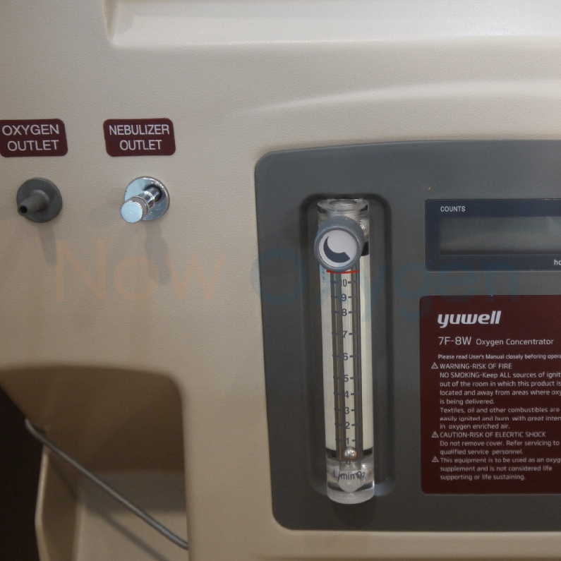 ตู้พักฟื้นสัตว์ขนาด 45*45 ซม. จับคู่กับเครื่องผลิตออกซิเจนขนาด 5 ลิตร Yuwell รุ่น 7F-5W