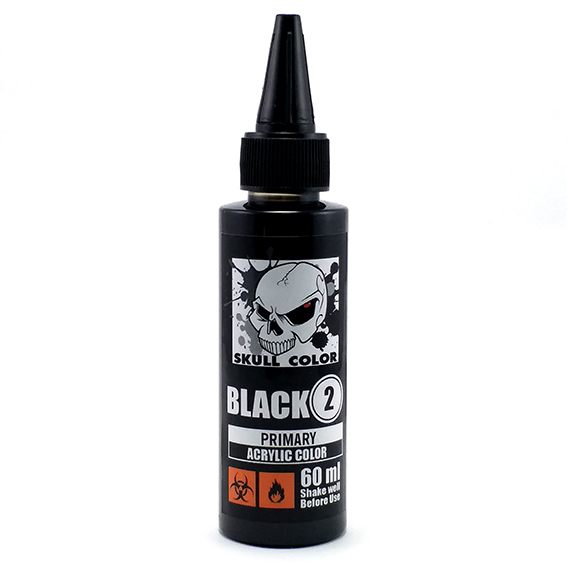 Skull Color 02 Black