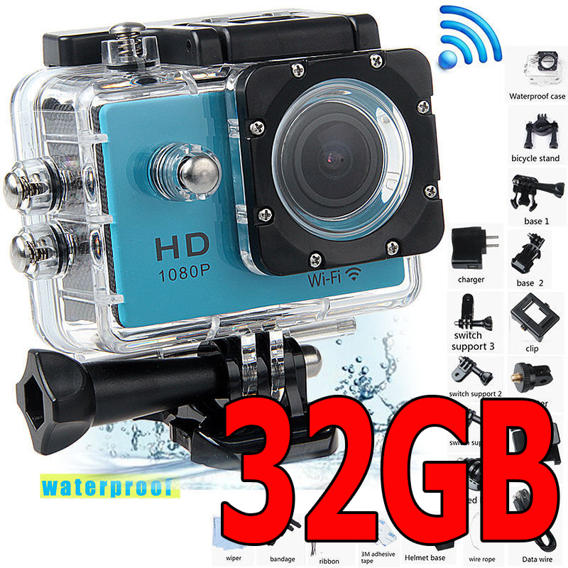 กล้อง Action Camera - รุ่น SJ4000 รุ่น WIFI แท้ พร้อมเมม 32GB*