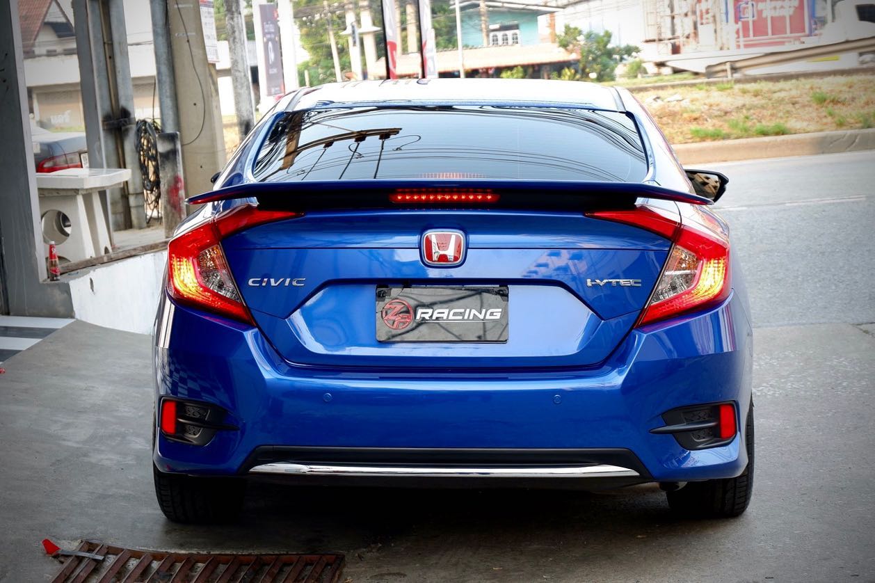 สปอยเลอร์ RS สำหรับ CIVIC FC พร้อมไฟเบรก LED รับประกันงานติดตั้ง 5 ปี
