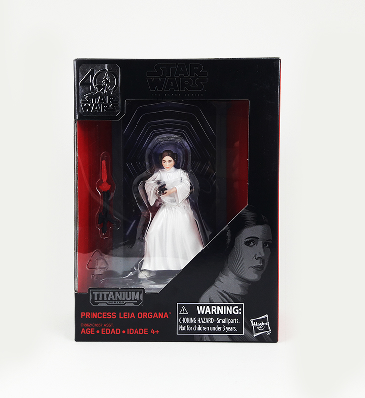 3.75 Princess Leia Organa 04 - Star Wars The Black (Titanium) Series
