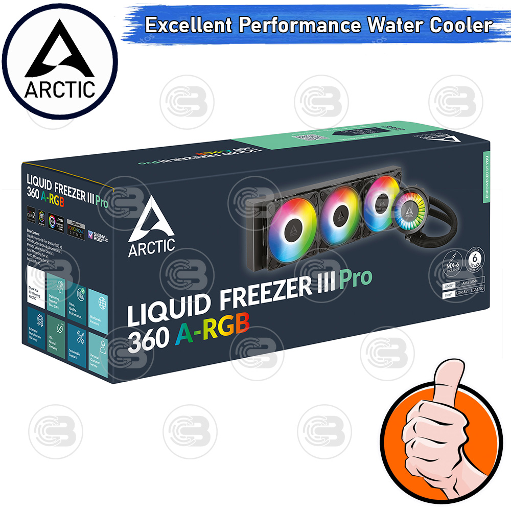 [CoolBlasterThai] ARCTIC Liquid Freezer III Pro 360 A-RGB All-In-One CPU Water Cooler (LGA1851/1700/AM5/AM4)