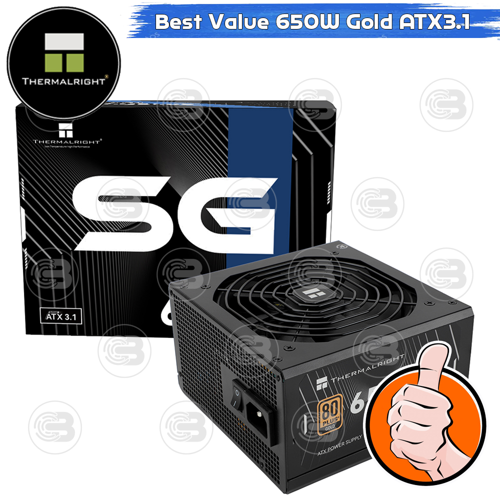 [CoolBlasterThai] Thermalright Power Supply 650W 80 Plus Gold (SG-650S) ประกัน 5 ปี