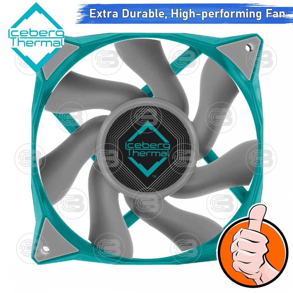 [CoolBlasterThai] Iceberg Thermal IceGALE Xtra 120 Teal Fan Case (size 120 mm.) ประกัน 6 ปี