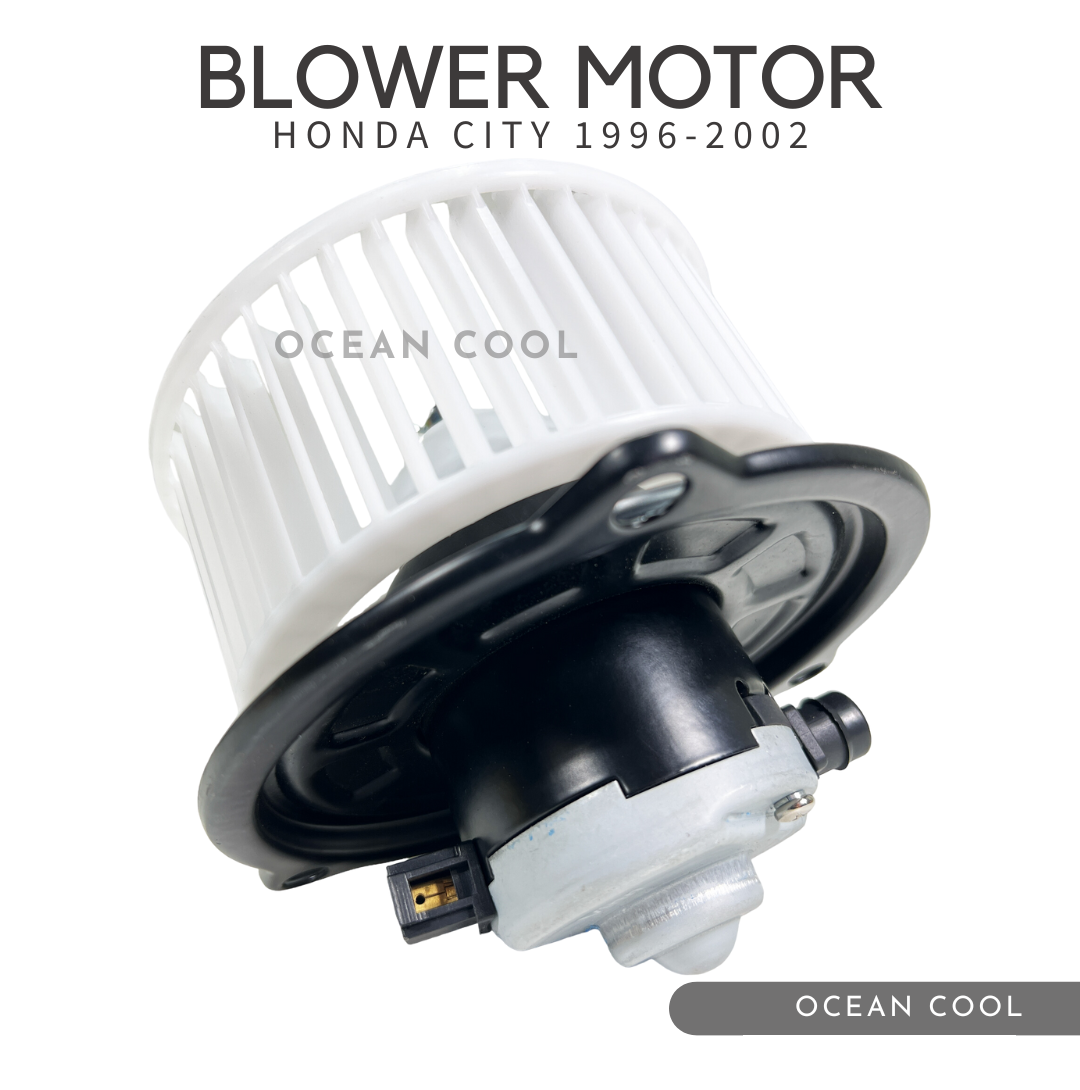 โบลเวอร์ มอเตอร์ ฮอนด้า ซิตี้ 1996 - 2002 ป่า พัดลมแอร์ โบเวอร์ Blower Motor HONDA CITY 1997 1998 1999 2000 2001 BW0030 อะไหล่ แอร์ รถยนต์